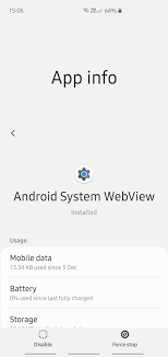 Android system webview memang sangat penting digunakan pada smartphone dengan operasi sistem android. Solved Android System Webview Update Problem Samsung Community