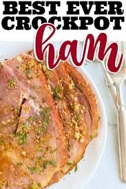 best easy crock pot ham recipe mama