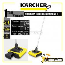 karcher cordless sweeper electric broom kb5