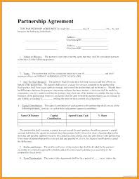 Partnership Agreement Template South Free Business Sample