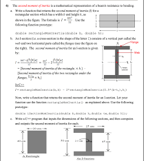 solved the second moment of inertia is