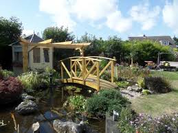 Japanese Style Garden Bridge At Tony