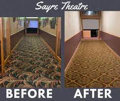 new carpet at historic sayre theatre
