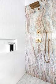 Marble Slab Shower Tile Niche Design Ideas