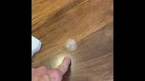 white spots from laminate wood floors