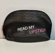 mac cosmetics black makeup bag pouch
