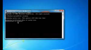 run sfc scannow command in windows 7