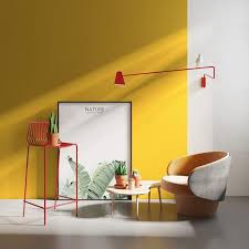 61cmx3m Plain Colour Wallpaper Yellow
