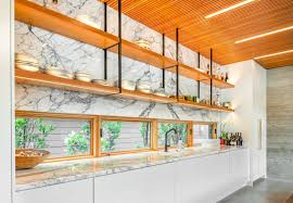 75 wood ceiling galley kitchen ideas