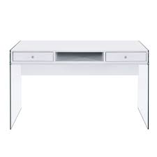 2 Drawer Student Desk With Glass Sides