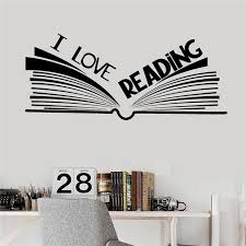 Decor living room,modern wall decor stickers,unique modern wall decor. Vinyl Wall Decal Book Bookshop Library Reading Room Stickers Home Decor Wall Decals Modern Design Living Room Wall Sticker D442 Wall Stickers Aliexpress