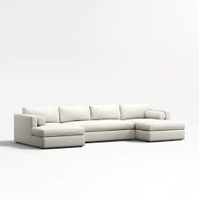 3 Piece Double Chaise Sectional Sofa
