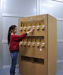 non electric cardboard vending machine