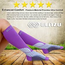 Blitzu Compression Socks 20 30mmhg Men Women Recovery