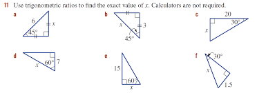 answered 11 use trigonometric ratios