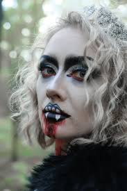 vire or witch with white makeup
