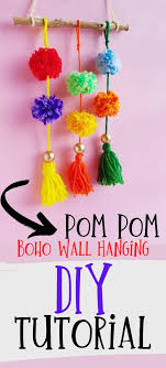 Easy Pom Pom Wall Hanging Craftbits Com