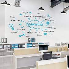 Teamwork Diagram Office Wall Decal