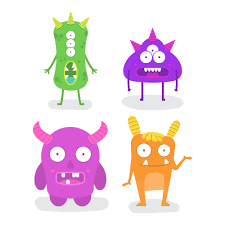 bundle of monster character design