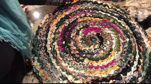how to crochet a round rag rug you
