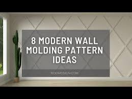 8 Modern Wall Molding Pattern Ideas