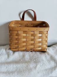 longaberger small wall pocket basket