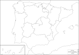 Provinces of spain (blank map). Spain Free Map Free Blank Map Free Outline Map Free Base Map Boundaries Autonomous Communities White Map Free Maps Zoo Map