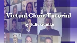For full instructions follow the link below : Virtual Choir Tutorial Basics About The Process By Julie Gaulke Youtube