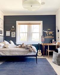 14 navy blue accent wall ideas that