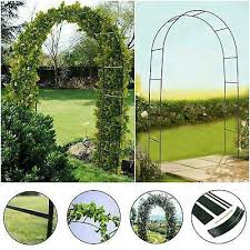 2 4m Metal Garden Arch Heavy Duty Rose