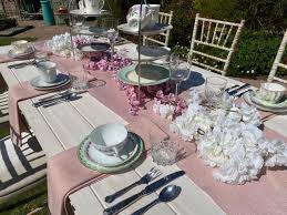 Vintage Afternoon Tea Table Set Up