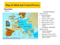 From the time of its occurrence until the approach of world war ii in 1939, it was called simply the world war or the great war. Ppt Map Of Allied And Central Powers Powerpoint Presentation Free Download Id 7053294