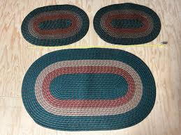 vine green brown oval braided woven