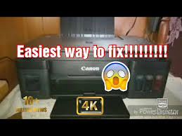 how to fix canon pixma g series printer