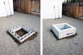 It should be situated away from the surrounding plants and walls and away from surfaces like vinyl sidings or wood that can catch fire. Cinder Block Fire Pit Diy Fire Pit Ideas For Your Backyard