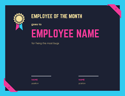 Download, fill in and print employee of the year certificate template pdf online here for free. 10 Employee Of The Month Templates Your Employees Will Love