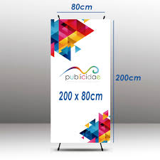 x banner 80x200cm displays y impresiÃ³n