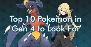 Top 10 Pokemon In Gen 4 To Look For Pokemon Go Wiki