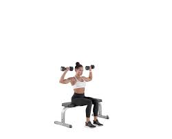 The standing barbell military press is the most popular style, but the seated barbell and dumbbell military presses, push press, and dumbbell arnold press are worth trying as well. Half Arnold Press Sweat