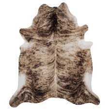 carstens inc faux cowhide rug