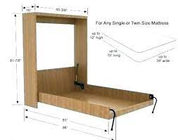 Queen Size Murphy Bed Dimensions