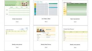 20 meal planning templates that will