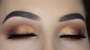copper bronze eye makeup tutorial you