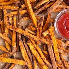 crispy baked sweet potato fries recipe