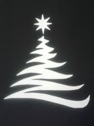 1500 x 1500 jpeg 181 кб. 2 X Zigzag Christmas Tree Stickers Window Decoration 10 30 Cm High