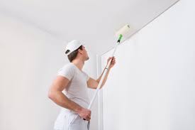 step by step how to paint a ceiling