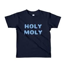 Little Kids Tee Holy Moly Saying Funny T Shirt Cool Kids Clothes Boys Shirts Girls Tshirts Sizes 2 4 6