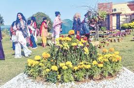 flower show at karachi university