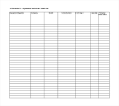 Tool Inventory Spreadsheet Worksheet Spreadsheet Construction