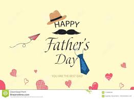 Happy Fathers Day Template Greeting Card You Are The Best Dad